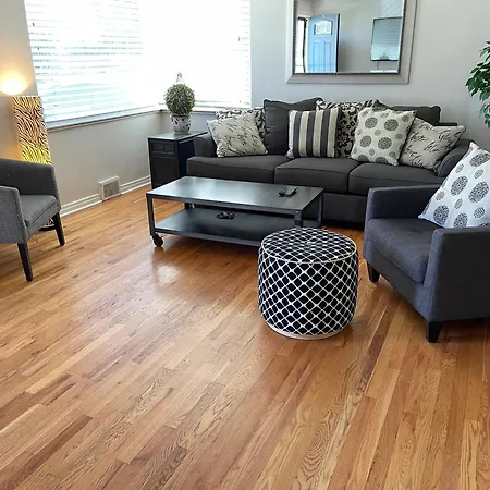 Shared House In Central Denver-Living Room Queen Sofa Sleeper
